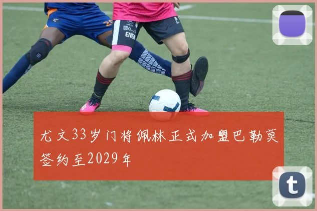 尤文33岁门将佩林正式加盟巴勒莫签约至2029年